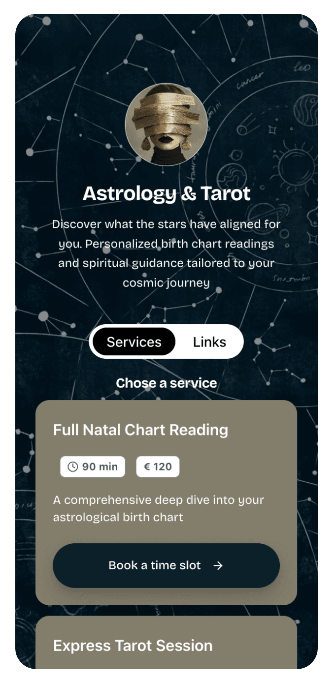 Astrology storefront